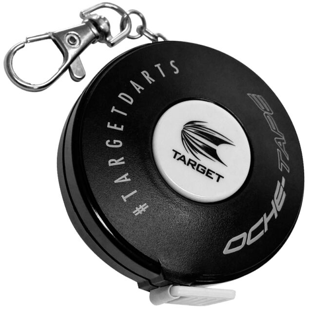 Target measuring tape for steel tip and soft tip darts