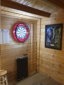 Home darts setup, product feature Oche from OckeysRus